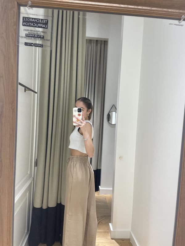 Paperbag trousers hot sale wide leg