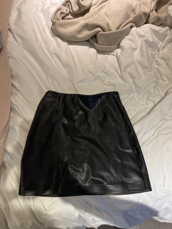 Tori Mini Bodycon Faux Leather Skirt