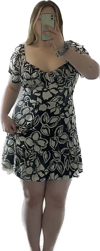 slim fit dress slacks Eliana Short Dress - Black main image 1
