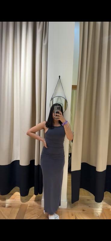 Ines Ruched Jersey Maxi Dress