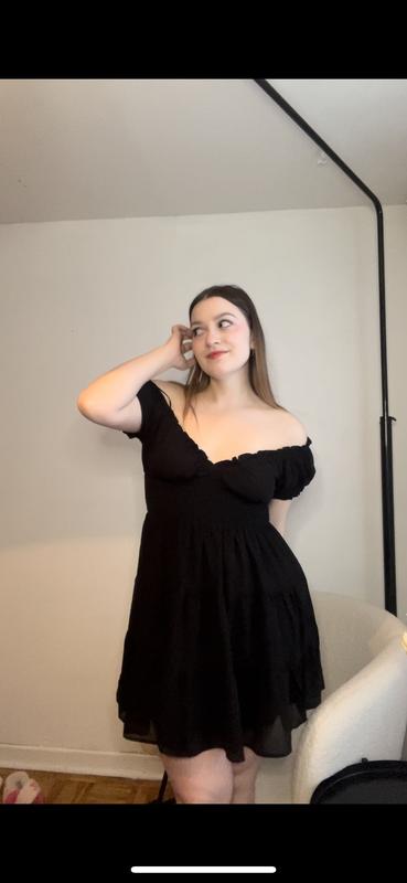 long mesh dress black Mesh Inset Long Sleeve Midi Dress main image 0