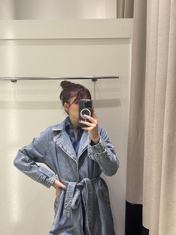 Levis denim trench clearance coat