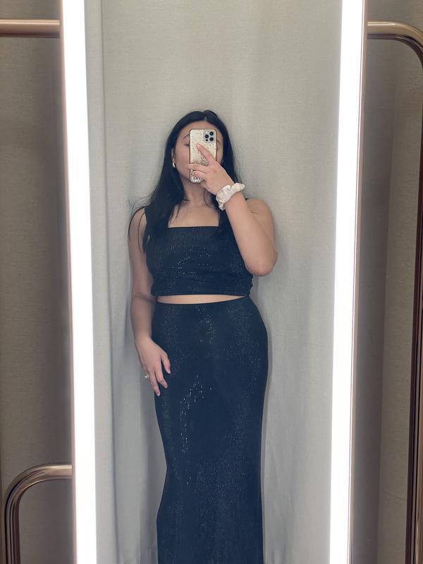 Arya Sequin Maxi Skirt