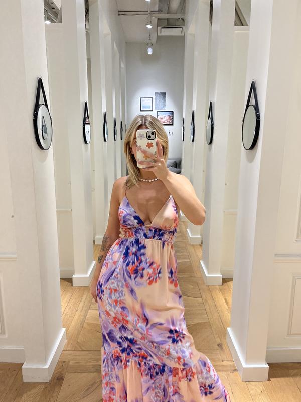 Maxi dress store with strappy back