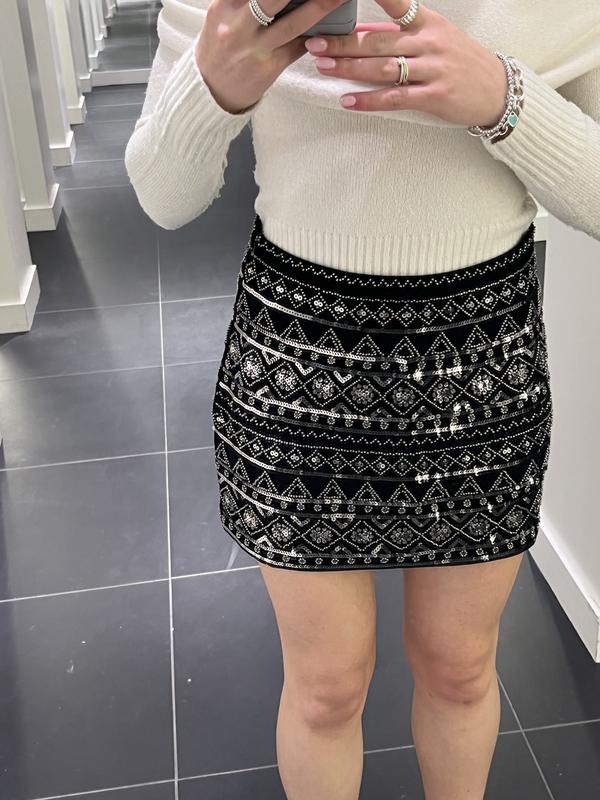 Commando Sequin Mini Skirt