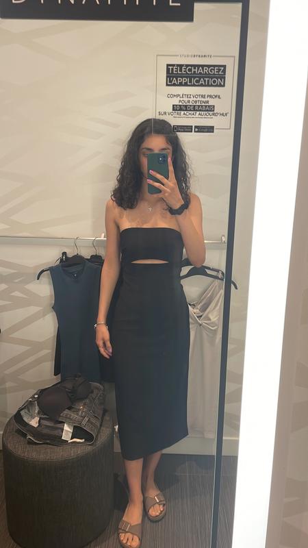 dynamite cut out dress Dynamite Side Cut Out Maxi Dress
