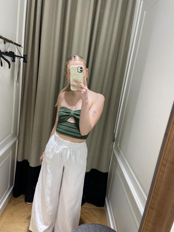 Natalia Paper Bag Wide Leg Pants