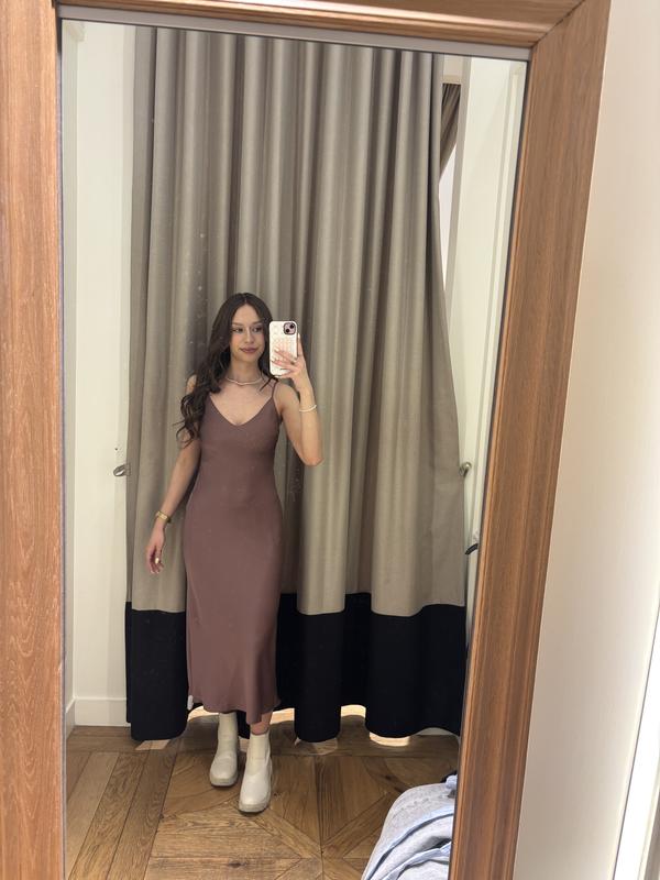 brown dress dynamite Espresso brown dress from @D Y N A M I T E  #summerdress #browndress  #summeroutfit