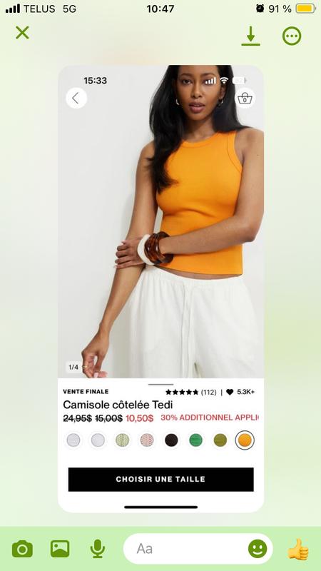 Tedi Ribbed Tank Top Orange | Dynamite