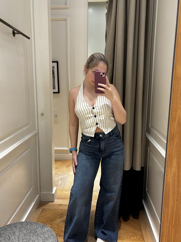 デニム・ジーパン Chloe High-Waisted Wide-Leg Pants With Five-Pocket Styling Chloé Wide Leg Jeans In Denim in Night blue | Chloé CA