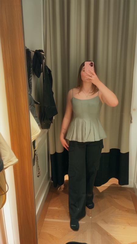 Peplum Tank Top
