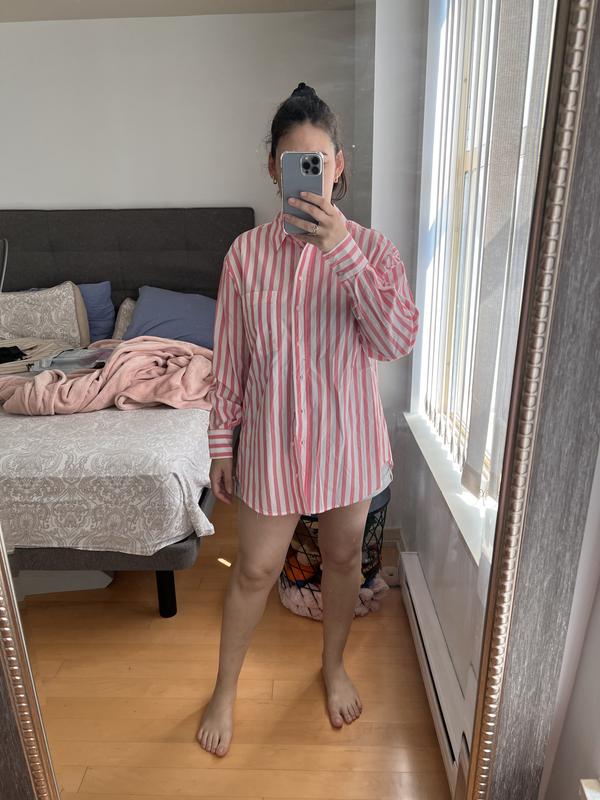 ★MAINBOOTH★Billy's Oversized Stripe Shirts(GREEN)★正規品 Billy Oversized Linen Shirt