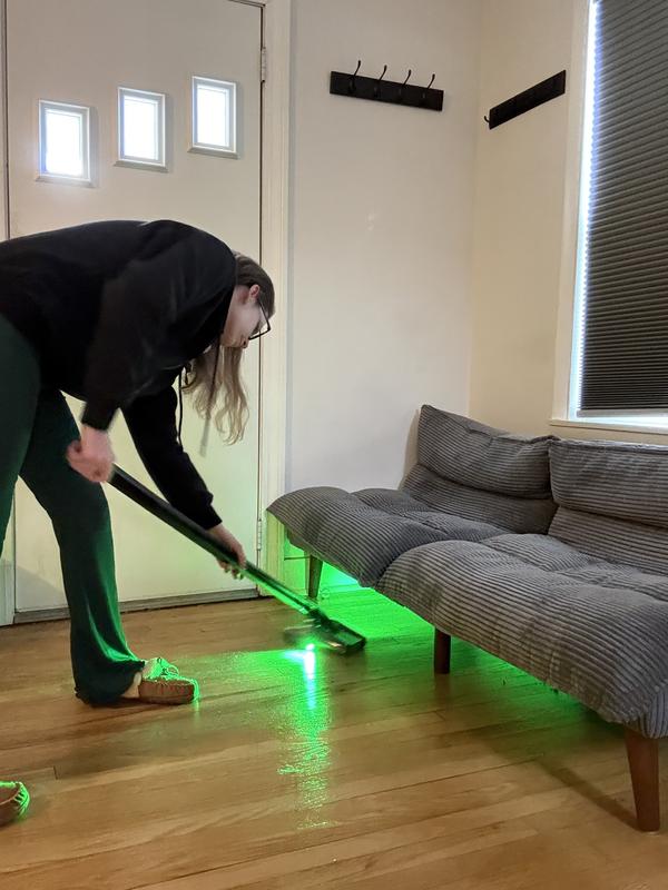 Easy to spot dirt and sucks it right up