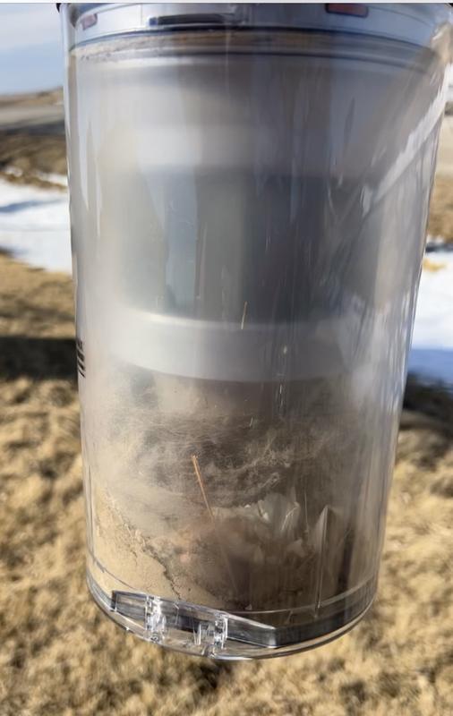 What my old vacuums left behind