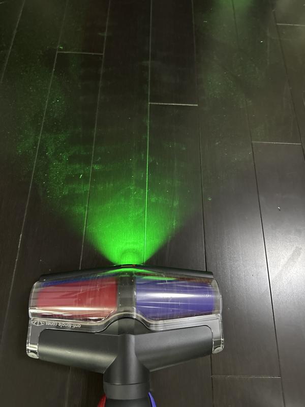 Pattern of missed dust from power head