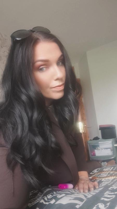 Salon stumbled hair using dyson
