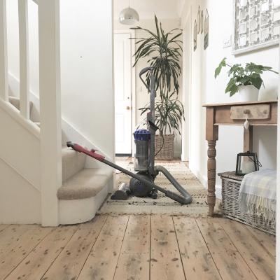 Vacuuming the stairs is a dream!