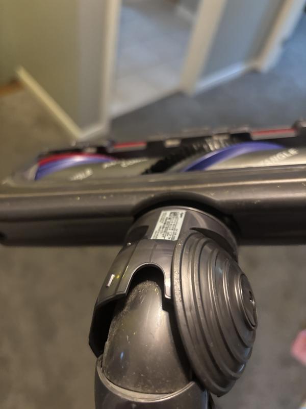 Broken wheel- Dyson covered this under warranty