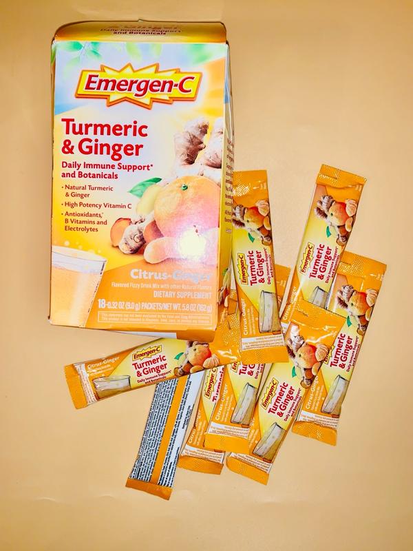 Botanicals Turmeric and Ginger Immune Support | Emergen-C