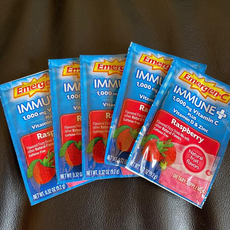 Emergen C Immune Plus Super Orange System Support Drink 1000mg Mix Packets 10 Ct King Soopers