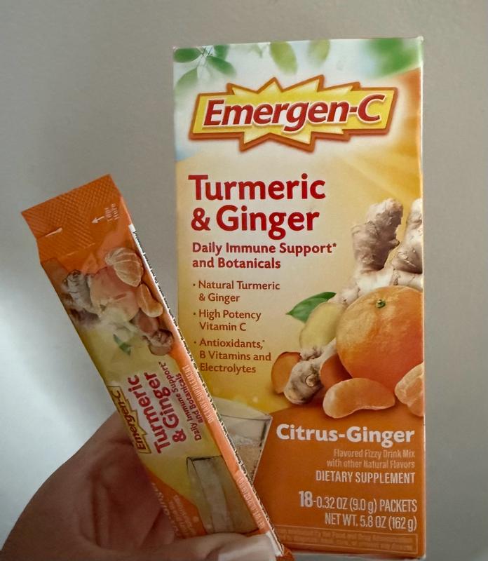 Zero Sugar Tropical Citrus Immune Support | Emergen-C