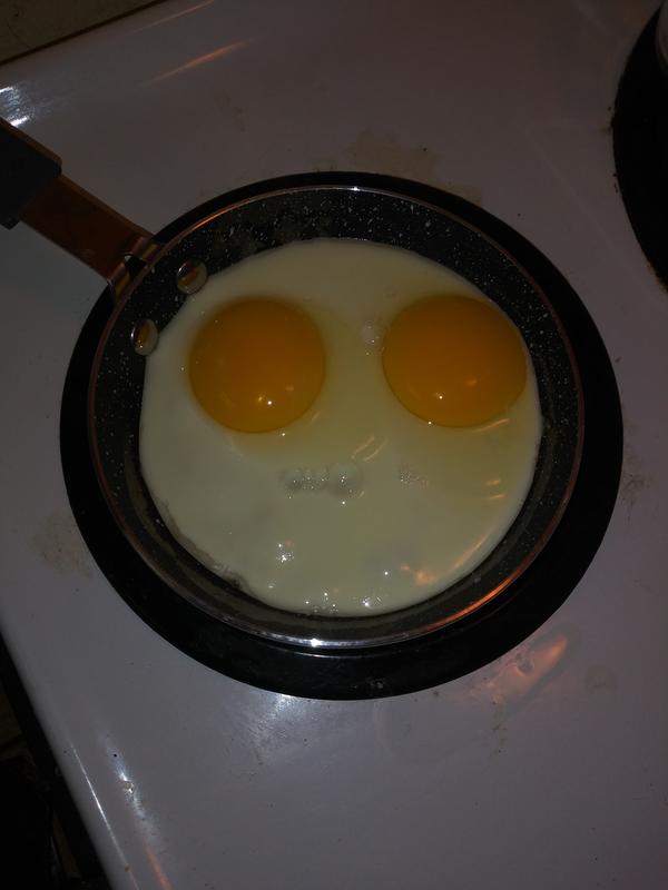Eggs Cook Up Evenly