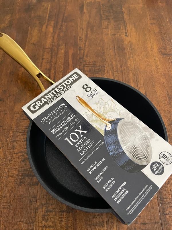 Granitestone Charleston Collection Hammered 12' Non-Stick Frying