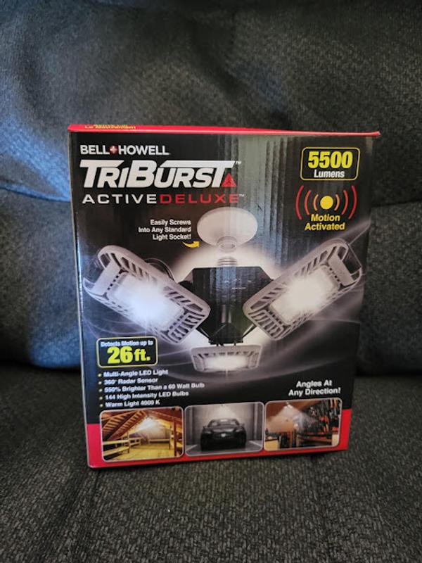 As Seen On TV Bell Howell Triburst 5500 Lumen Motion Sensor