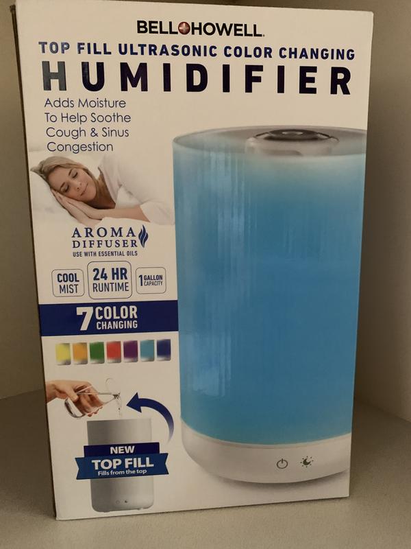 Bell + Howell Top Fill Ultrosonic Humidifier in White Bed Bath and Beyond Canada