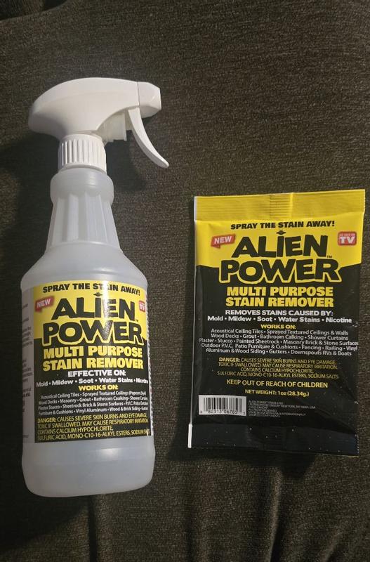 BELL + HOWELL Alien Power Stain Remover Spray for Mold and Mildew- For ...