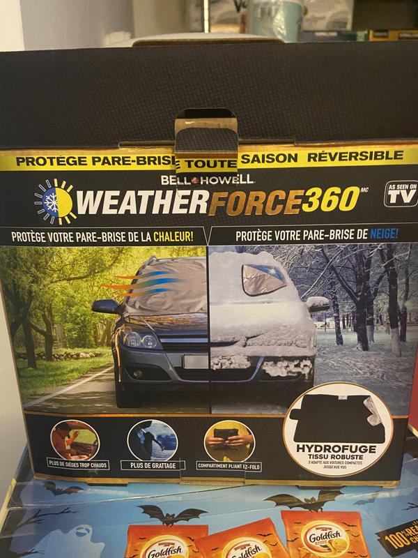 Reviews for Bell + Howell Weather Force 360 Heavy-Duty Reversible Heat and Snow  Windshield Cover Protector