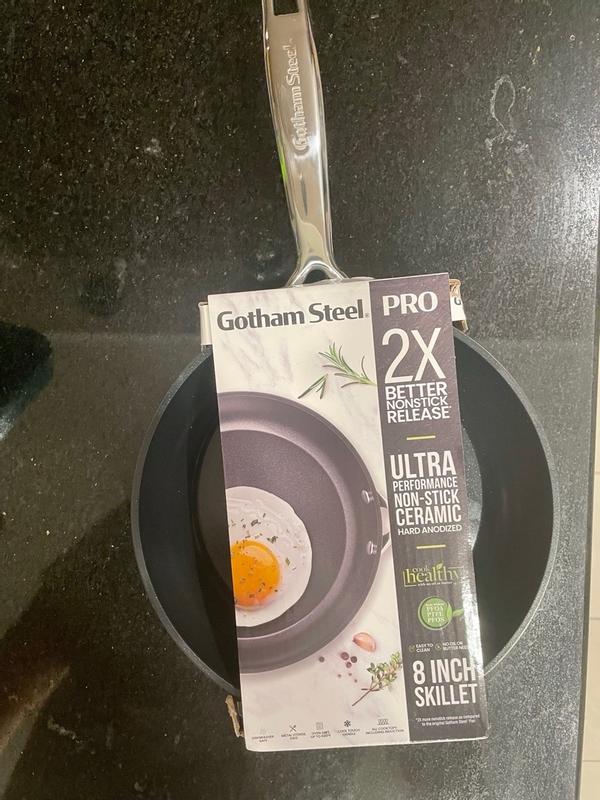 Gotham Steel Ultra Ceramic 8-in Aluminum Cooking Pan in the Cooking Pans &  Skillets department at