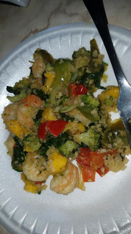 Food Prepared with grill pan