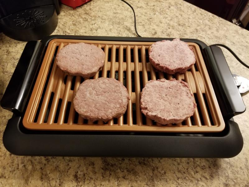 Grilling some burgers