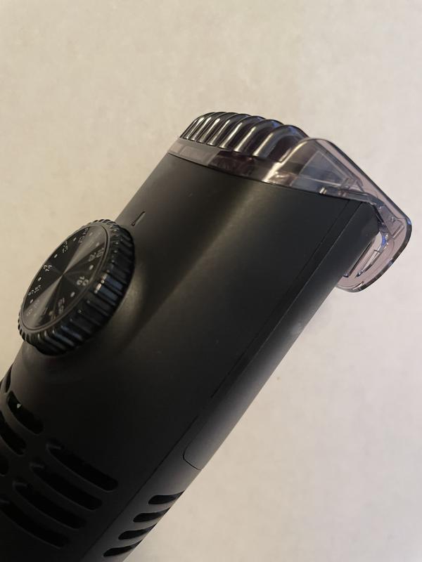 dial set to zero, comb as lowest level