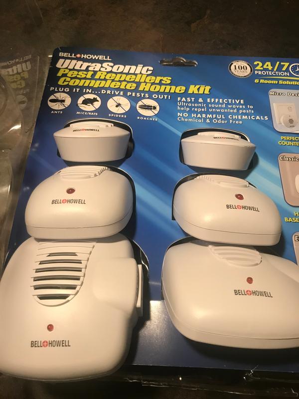 Bell Howell Multi Ultra Sonic Pest Repellers Complete Home Kit 6 Pack 50102 The Home Depot