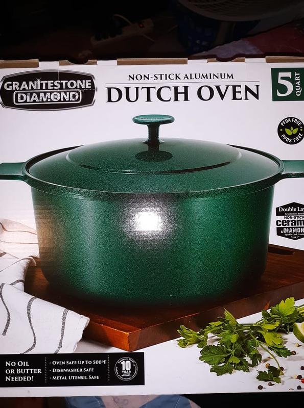 GRANITESTONE Lightweight Round Dutch Oven