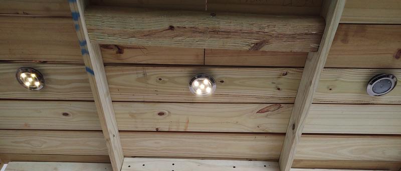 One light is out and the other two are different brightness