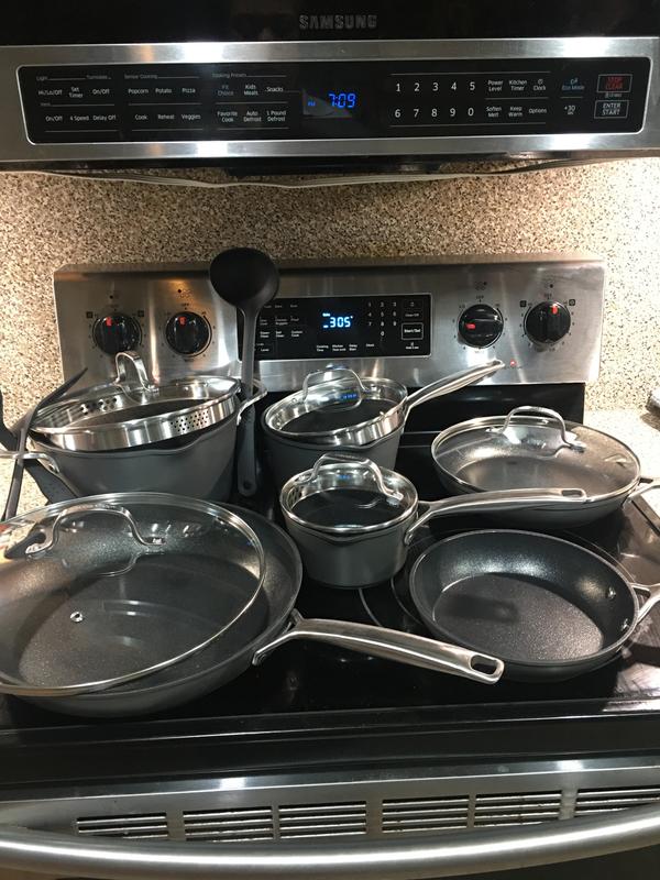 Granitestone 1099 14Pc Armor Max Pots And Pans Set Hard Anodized