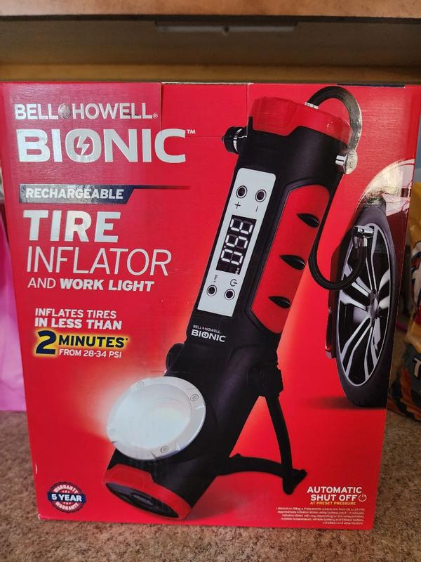 BELL + HOWELL Bionic Tire Inflator 12-volt Li-ion Air Inflator (Power ...