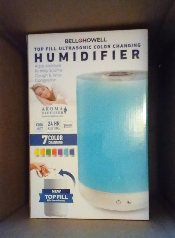 Bell + Howell Top Fill Ultrosonic Humidifier in White Bed Bath and