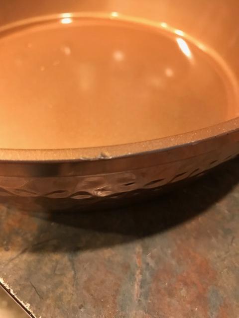 Pan banged up on the edge