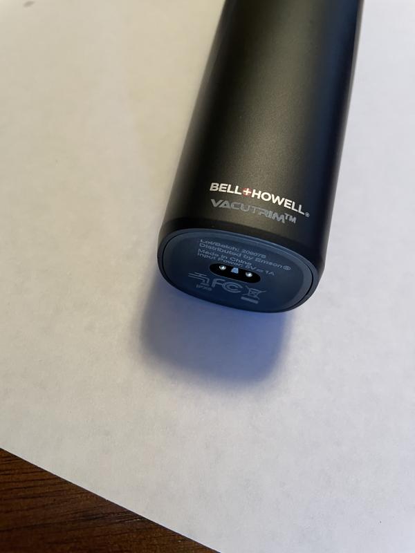 BELL + HOWELL Vacutrim Electric Razor - Handheld Aluminum Shaver with ...