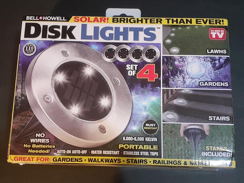 4-Pack Disk Lights, As Seen On TV True Value