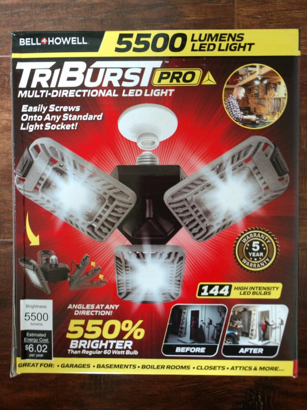 Bell Howell Triburst Pro 5500 Lumens Multi Directional Ligh