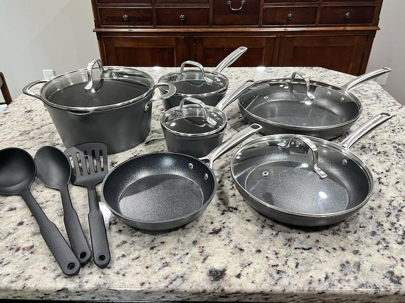 Granitestone 1099 14Pc Armor Max Pots And Pans Set Hard Anodized