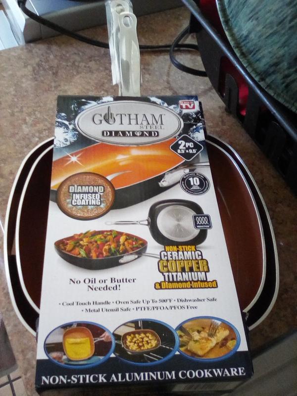 MY NEW NONSTICK FRY PANS :)