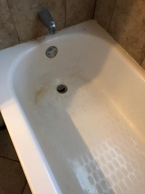 dirty tub. We don't use this tub much.