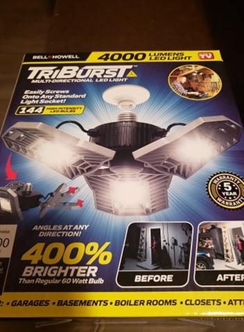 Bell+Howell Triburst 4000 Lumen LED Garage Lights Ceiling LED High