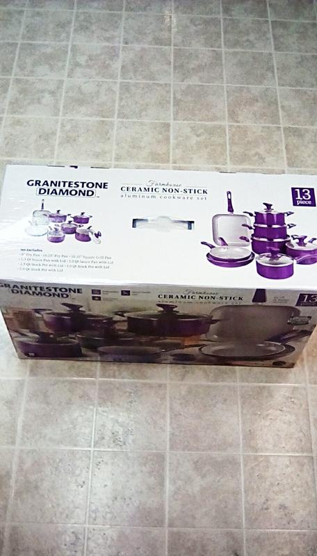 Granitestone 13 Piece Farmhouse Cookware Set (Features)